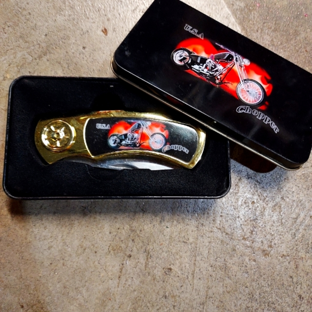 Chopper knife and case